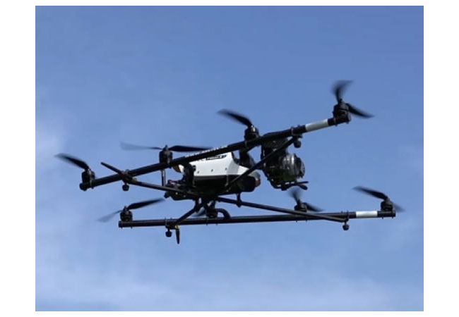 Ausgerüstet mit High-Tech Kameras und Bilddatenverarbeitung übernehmen Drohnen mehr und mehr zivile Überwachungs- und Kontrollfunktionen. / Pressebild