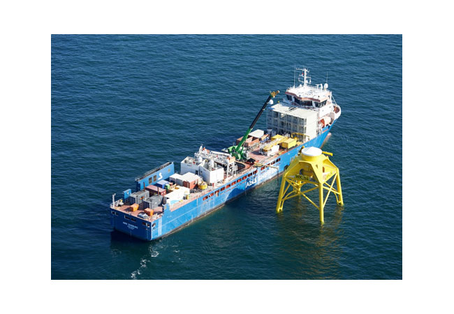 Viele Projekte wurden für die Offshore Windindustrie realisiert. / Pressebild