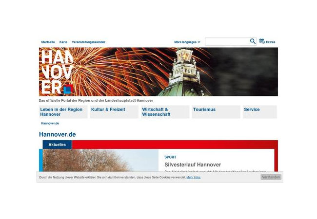 Das offizielle Portal der Region und der Landeshauptstadt Hannover