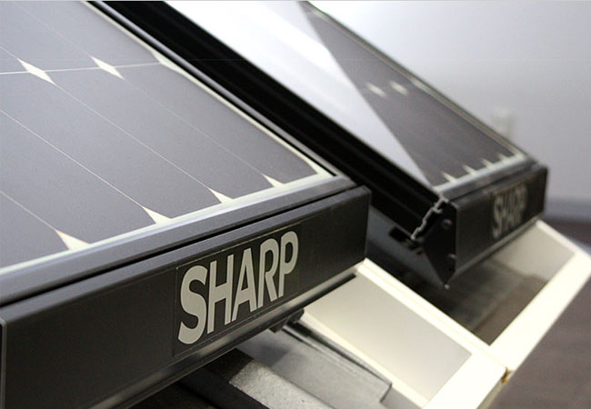 Sharp präsentiert das effizienteste 48-zellige PV-Modul der Branche / Pressebild
